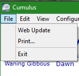 Cumulus File menu.png